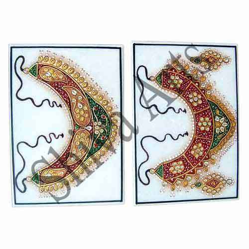 Marble Green Necklace Designed Tiles