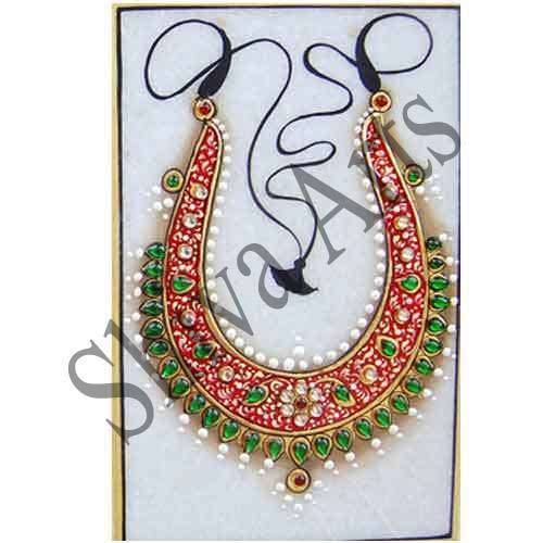Red Necklace Marble Tiles