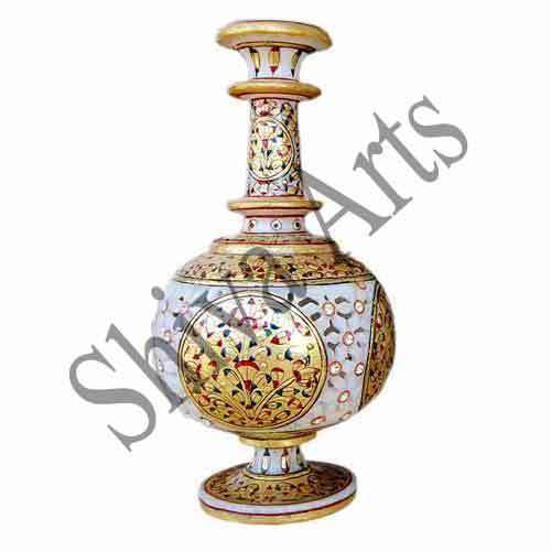 Metallic Gold Marble Surai