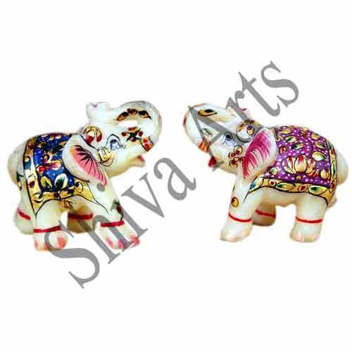 Model Marble Elephants