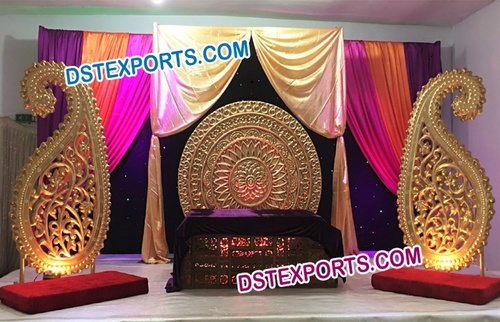 Indian Wedding Stage Backdrop Decoration Indian Wedding Stage
