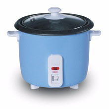 Drum Shape Rice Cooker - Cold-Reduced Sheet Body, 0.6-2.8L, 300-1000W | Tempered Glass Lid, Auto Shutoff, Warming Function, Alloy-Aluminum Pot