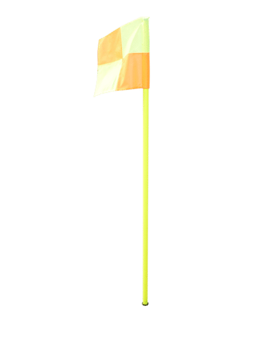 Corner Flag With Collapsible Spike Digit Size: 50-170 Cms.