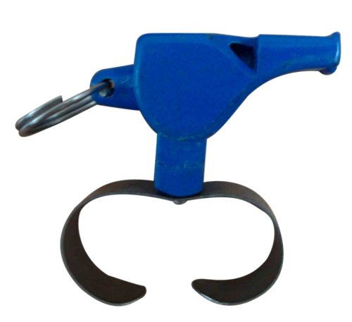 Refree Whistle Pealess Finger Grip