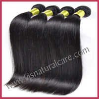 Hair Extensions - Human Hair, 10-30 Inches, Black Color | Soft, Shiny Texture, Easy to Comb and Apply, Protects from Dust and Sun