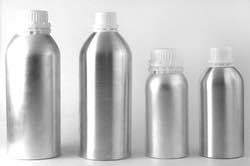 Plain Brushed Aluminium Bottles