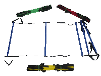 Agility Ladder Fixed Round Multi Colour