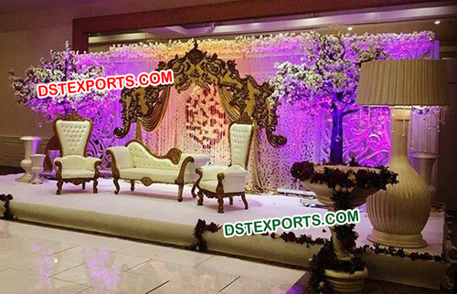 Gorgeous Asian Wedding Reception Stage Set Gorgeous Asian