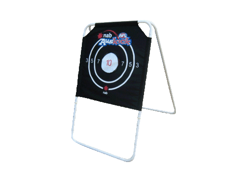 Handball Target Collapsible A-frame Digit Size: 6 Ft X 1 Mtr