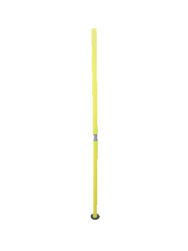 Round Slalom Pole With Center Spring