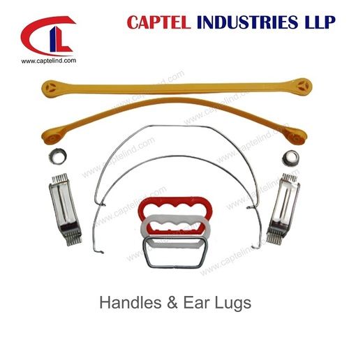 Handles and Ear Lugs for Rectangular and Round Tin Cans