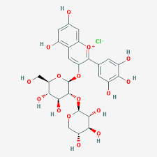 Delphinidin 3-sambubioside chloride
