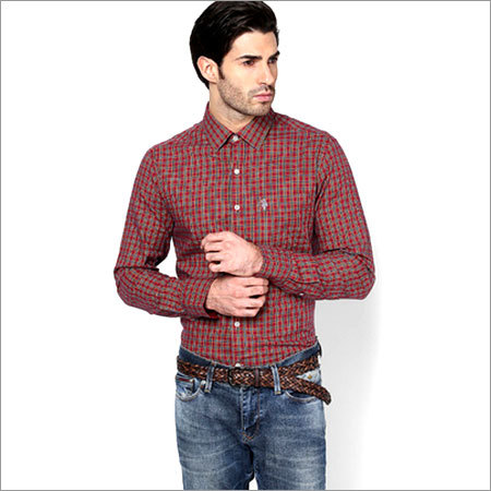 Mens Cotton Check Shirts