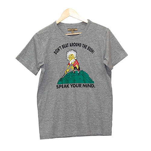 Coral Reef Mens T-Shirts - Cotton, Medium, Grey | Soft Fabric, Stylish Design, Comfortable Fit, Durable Material, Unique Graphic
