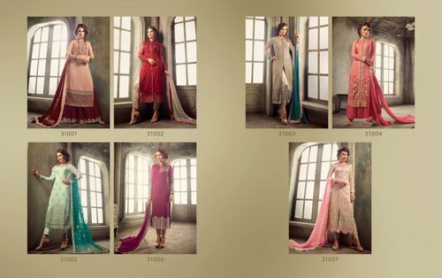 Mohini Fashions (GLAMOUR-31) Straight Salwar Kamee