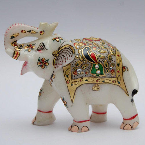 Decorative Marble Elephant