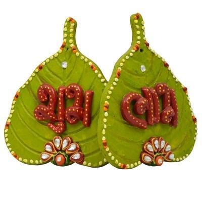 Papier Mache Leaf Subh Labh