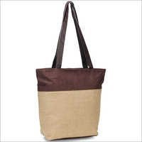 Brown Sugar Jute Natural Tote Bag