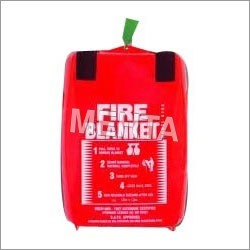 Fire Blankets - Non Combustible Fabric | 2.3x5.6x4.5 mm, Orange Color, 600 g Weight, Quick Release Design for Easy Deployment