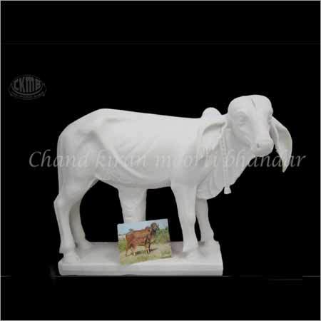 Marble Cow Statue