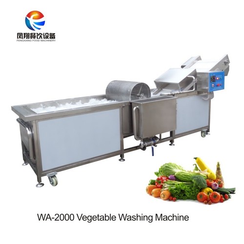 Fruit vegetable bubble washing machine