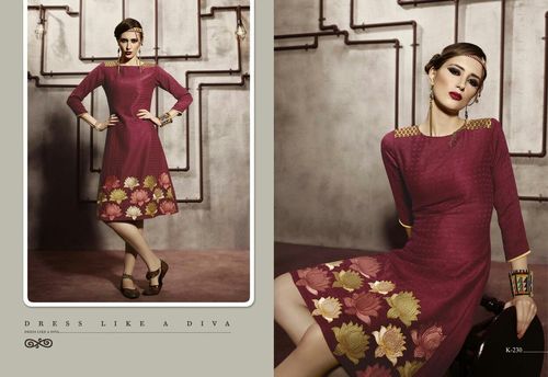 Pashmina Designer Kurti Size: Medium