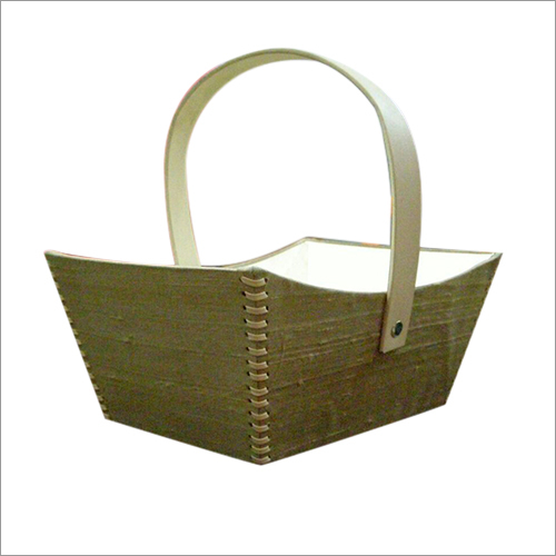 Leather Basket