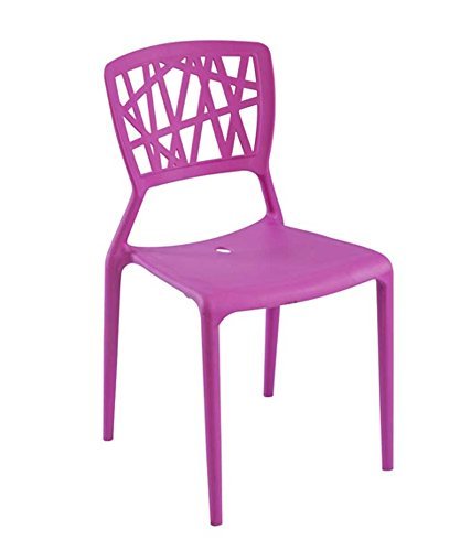 Machine Made Cafeteria Chair In Pink Drc-650