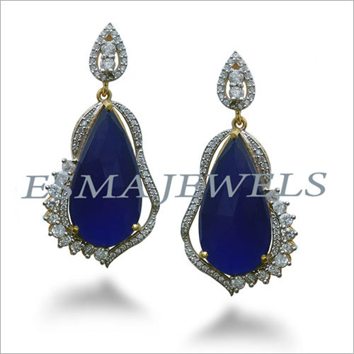 Trendy American Diamond Earrings
