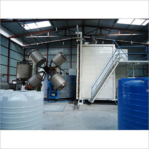 Biaxial Rotomoulding Machine - Steel, Automatic | Rugged Durability, Energy Efficient, Safety Alarms