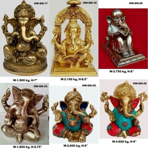 Standard Brass Ganesha Statues