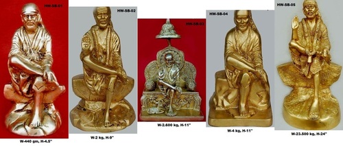 Brass Sai Baba Statues