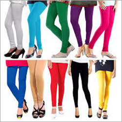 Plain Ladies Cotton Leggings