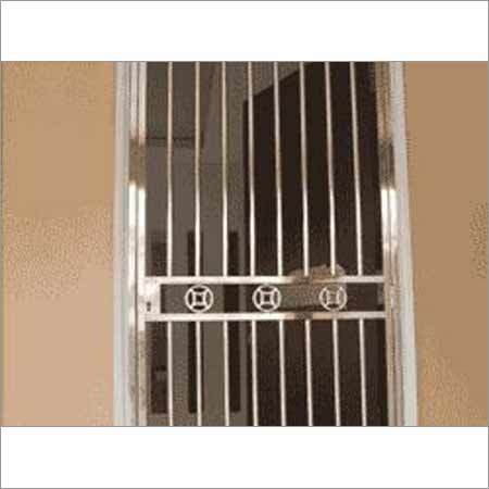 Ss Security Door - Stainless Steel 78x36 Inches, 1.5 Inch Frame Thickness, Polished Finish | Deadbolt Locking, Weather Resistant, Customizable