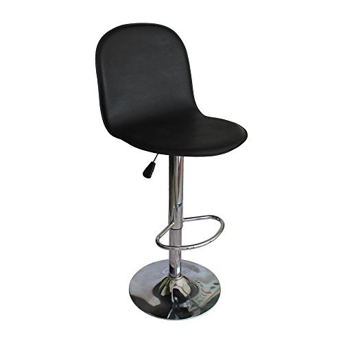 Glossy Bar Chair In Black
