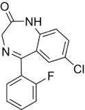 Desalkylflurazepam solution