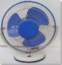 Blue Solar Table Fan