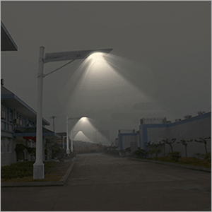 LED Solar Street Light - Aluminum & PVC, 1.2-1.5m Height, 9-14W LED Power | Dusk to Dawn, Weatherproof, Easy Install, Energy Efficient