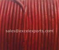 Antique Red Round Leather Cord Usage: Jewlery