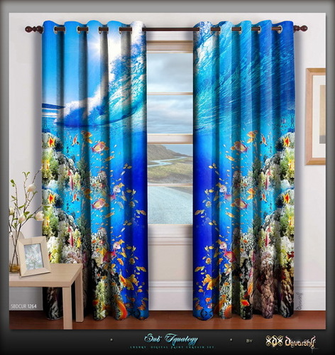 Digital Print Home Decor Room Designer Door Curtain Devarshy