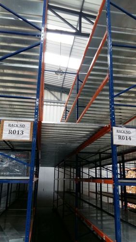 Storage Racking Systems - Heavy Duty Steel, Customizable Dimensions, Orange Color - Powder Coated Finish, Boltless Assembly, 1 Year Warranty