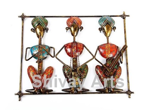 Metal Iron Musician Wall Decor Wall Hanging