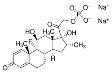 Dexamethasone for peak identification