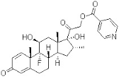 Dexamethasone isonicotinate