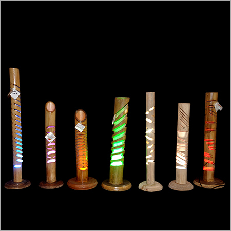 Single bamboo night lamp