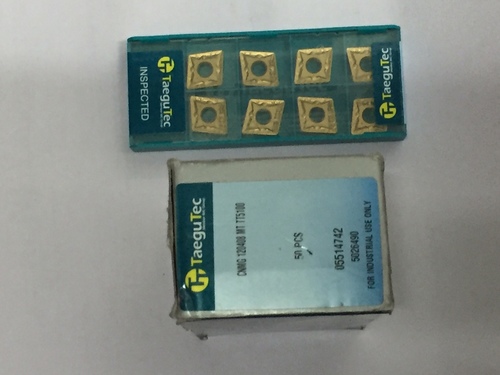 Taegutec Cnmg 120408 Mt TT5100 Carbide Insert - CVD Coated, Carbide Material | Exceptional Chipping and Sticking Resistance for Metal Turning