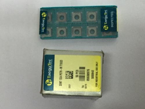Taegutec Carbide Insert - SEMT 1304 Petr Mt TT8020, PVD Coated for Tough Turning of Stainless Steel and Exotic Alloys