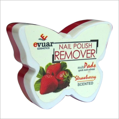 Herbal Products - Cotton, Paper 8x7x2 cm | Easy Removal, Strawberry Scent, Butterfly-Shaped Convenient Pads