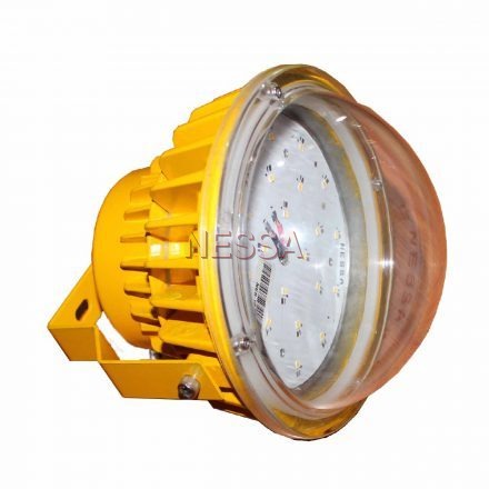 Flameproof well glass LED light