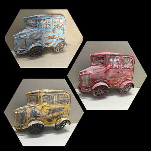 Wall hanging industrial car